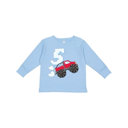 

Inktastic 5th Birthday Monster Truck Fun Gift Toddler Boy or Toddler Girl Long Sleeve T-Shirt
