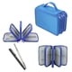 thumbnail image 4 of Estuche para lápices de gran capacidad para estudiantes, bolsa de almacenamiento de papelería con compartimentos, color macarrón, estuche multifuncional para lápices., 4 of 6