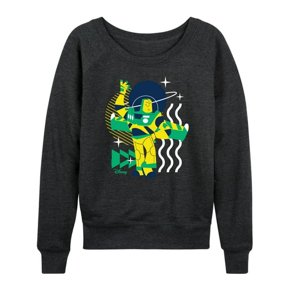 Toy Story - Buzz Shapes - Women's Lightweight French Terry Long Sleeve Shirt