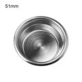 thumbnail image 3 of Ounissouiy Cesta de filtro de café de acero inoxidable 304 individual 1 taza doble 2 tazas 51/54mm portafiltro para filtro Breville Krups nuevo Juegos de servir café y té 51MM, 3 of 6