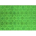 thumbnail image 1 of Ahgly Company Indoor Rectangle Oriental Green Industrial Area Rugs, 2' x 3', 1 of 4