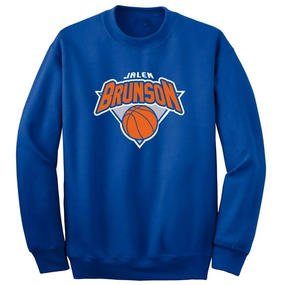Knicks Jalen Brunson Logo Crew Neck Sweatshirt