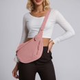 thumbnail image 3 of XQWJWLA Crossbody Bag for Women Stylish Casual Corduroy Crossbody with Zipper Closure and Adjustable Strap for Everyday Use and Travel, 3 of 10