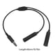 thumbnail image 3 of Aviation to U174/U Helicopter Headset Adapter Communication Cable Double Plugs Converter With Electromagnetic Shielding, 3 of 5
