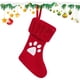 thumbnail image 1 of Knitted Hosiery Wool Hosiery Embroidered Paw Children's Candy Gift Bag Christmas Stocking Gift Bag, 1 of 8