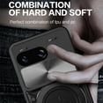 thumbnail image 2 of KOMI pour Google Pixel 9A Étui avec Béquille Anneau Magnétique, Protection d'Objectif Étui Support Antichoc avec Couvercle Coulissant pour Caméra pour Pixel 9A Rouge, 2 of 5