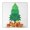 Christmas Square-289, variant on Ultimate Party Tablecloth for Christmas, 34x34 Square with Elasticized Fabric, Ensures a Wrinkle-Free Cover That is Both Decorative and Protective for Surfaces