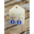 thumbnail image 2 of Air Force Silver or Gold Earrings: Seal, Roundel, Wings, Thunderbird | Made in the USA | Officially Licensed, 2 of 11