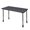 Grey / Grey, variant on Romig Trek 48 x 30 in. Height Adjustable Mobile Classroom Activity Table- Mahogany & Grey Base