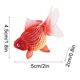 thumbnail image 5 of Pez ornamental dorado rojo simulado, pez dorado artificial para decoración de estanque, 5 of 6