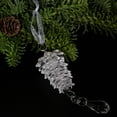 thumbnail image 6 of Fwttom Crystal Ornaments Christmas Tree Decoration - Acrylic Ice Crystal Pinecone Hanging Snowflakes Decorations, Glass Christmas Ornaments for Winter, Holidays, Xmas, Festivals, 6 of 7