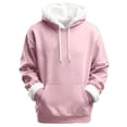 thumbnail image 7 of UQJfacai Christmas Hoodies for Women Faux Fur Trim Hooded Sweatshirts Santa Claus Xmas Holiday Long Sleeve Fleece Pullover Sweaters, 7 of 7