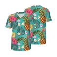 thumbnail image 6 of Rocae Pineapple for Breathable Men's Baseball T-Shirt Fashionable Casual Baseball Jersey, Moisture-wicking Sportswear Small, 6 of 9