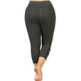 thumbnail image 5 of Plus Size Yoga Leggings With Mesh Pocket Women High Waist Fitness Sports Tight Pants, 5 of 5