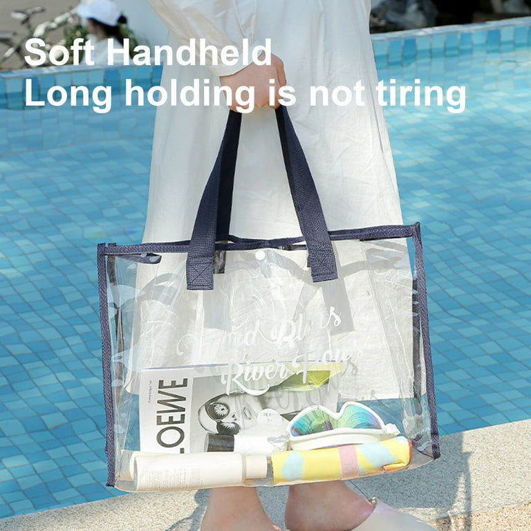  Hidora Neoprene Multipurpose Beach Bag Stylish Gym Bag Large  Pool/ Shoulder Bag Tote with Small Purse (White) …
