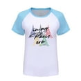 thumbnail image 3 of Girls 2024 Paris T Shirt Short Sleeved Graphic T-Shirt Summer Children Tee Tops, 3 of 3