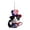 D, variant on 4th of July Hanging Decorations Independence Day Ball Cat Ornaments USA 250th Anniversary Patriotic Tree Decor Acrylic Red Blue White Ornaments for Memorial Day Party