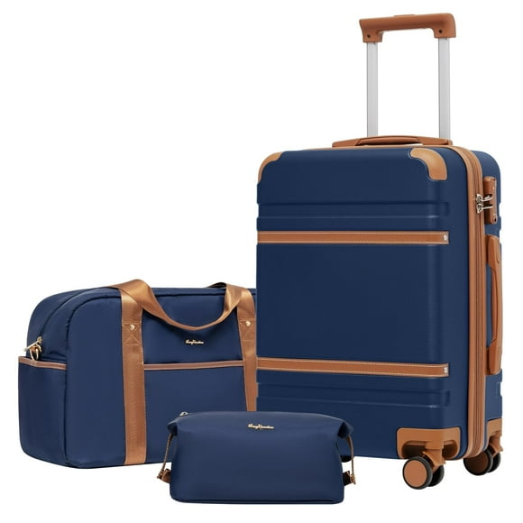 Juego de equipaje LONG VACATION de 3 piezas en ABS con cierre TSA