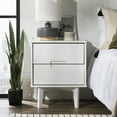 thumbnail image 6 of Contemporary 2-Door Wood Accent Cabinet with Inset Top - Coastal Oak, 6 of 10