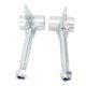 thumbnail image 1 of Accesorios De Los Husillos De Las Ruedas, aleación De La Brida Del Huso Del Huso De La Dirección aleación De Acero De Acero De Uso Duradero 1 Par Con Cojes De 10 Mm De 4 Piezas, 1 of 7