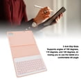 thumbnail image 3 of Funda Con Teclado Para Tableta de 11 Pulgadas, Teclado Bt y Soporte para Bolígrafo, Recortes precisos y Diseño de Colmena, compatible Con Tab M11, Tab K11, 3 of 7