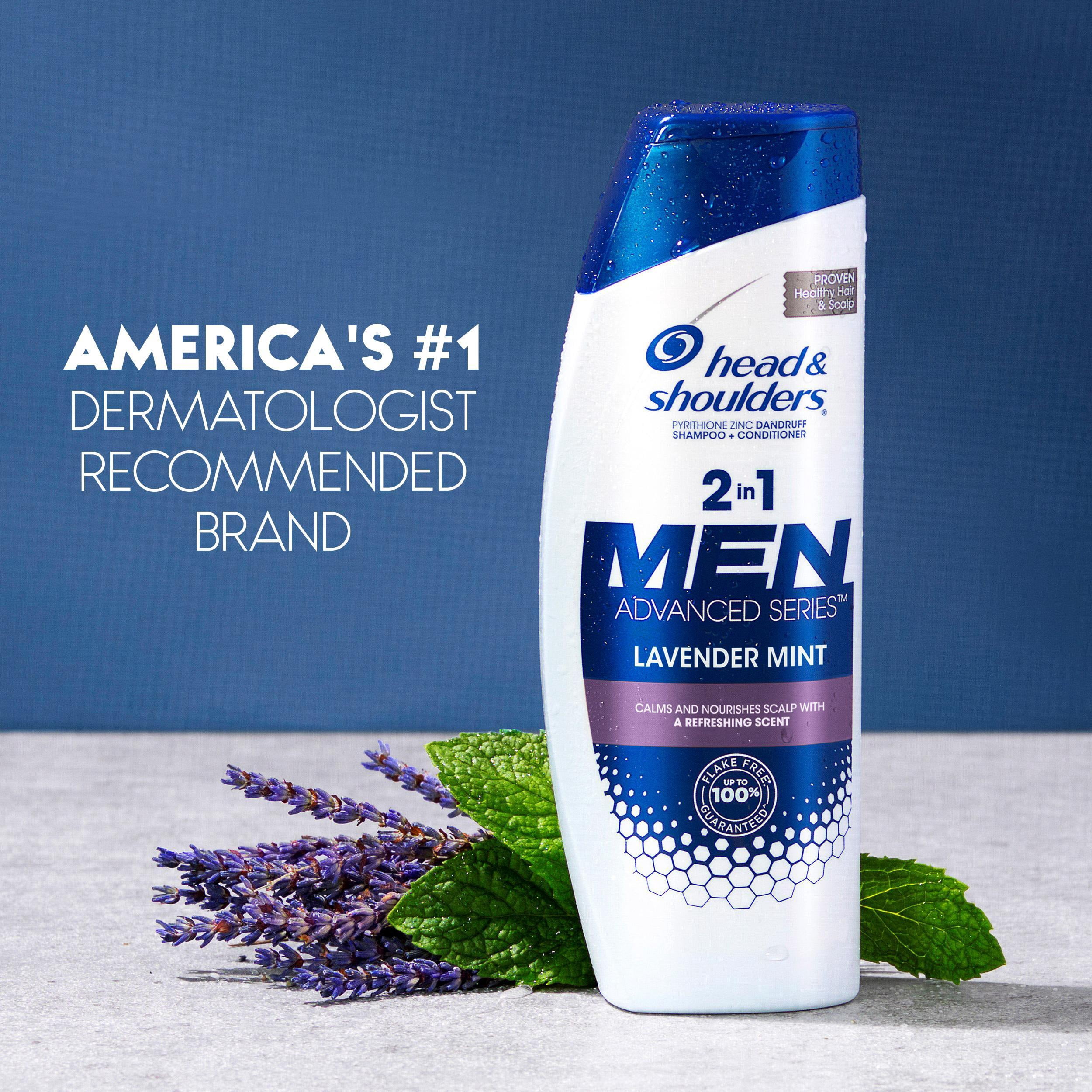 Head & Shoulders Lavender Mint Anti-Dandruff 2-in-1 Shampoo + Conditioner, 12.8oz