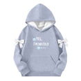 thumbnail image 1 of Bows pour Filles, Haut à Manches Longues Col Rond pour Garçons et Filles, Sweat à Capuche pour Enfants, 1 of 6