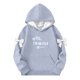 thumbnail image 2 of Camiseta de manga larga con lazo para niños, cuello redondo liso, parte superior lisa, adecuada para niños y niñas, sudadera con capucha para niñas, parte superior de poliéster, 2 of 6
