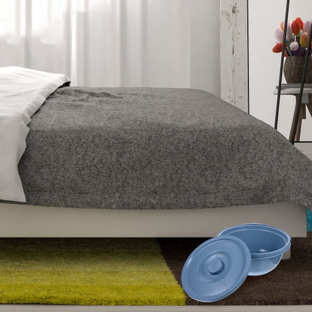 OUNONA Elderly Assistance Product Bedside Commode Lid Practical Handheld Urinal Random Style