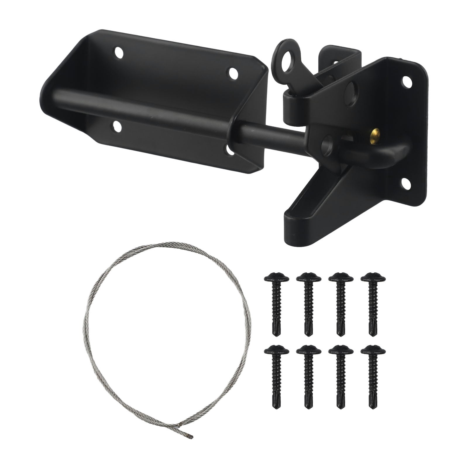 Door Latch Heavy Duty Door Bolt Lock Gate Latch Outdoor Garden Gates Fence Bolt Automatic Door Latch Lock Security Hardware