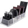 thumbnail image 1 of Organizador de sombra de ojos, organizador de maquillaje de plástico transparente, soporte compacto para polvo, 8 espacios, 1 of 5