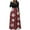 White, variant on Dezsed Women's Christmas Dress Women's Plus Size Christmas Print Long Sleeve Round-neck Ankle-Length Long Dress Wine XL