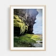 thumbnail image 2 of Mossy Sea Cave Wall, Wild Atlantic Way – Irish Coastal - Donegal County Donegal Ireland Photography Nature Coast Seascape Landscape Mystical Scenic Wilderness Unframed Wall Art Print 24 x 32 inches, 2 of 4