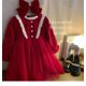 thumbnail image 1 of Ropa de invierno de moda para niñas, vestidos forrados de lana, ropa moderna de Año Nuevo para niñas, ropa roja de Año Nuevo, terciopelo, ropa para niños, 1 of 6