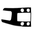 thumbnail image 5 of Car Control Console Panel Cover Trim Sticker for S60 RHD, 5 of 5