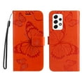 thumbnail image 7 of TECH CIRCLE Galaxy A53 5G Wallet Case,Butterfly Embossed PU Leather Flip case Cover Stand Feature with Wrist Strap and Card Holder Protective Phone Case for Samsung Galaxy A53 5G 6.5 inch 2022,Orange, 7 of 7