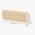 thumbnail image 4 of Unique Bargains Oval Eyeglasses Case Portable Eyeglasses Storage 6.3"x2.56"x1.38" Beige, 4 of 5