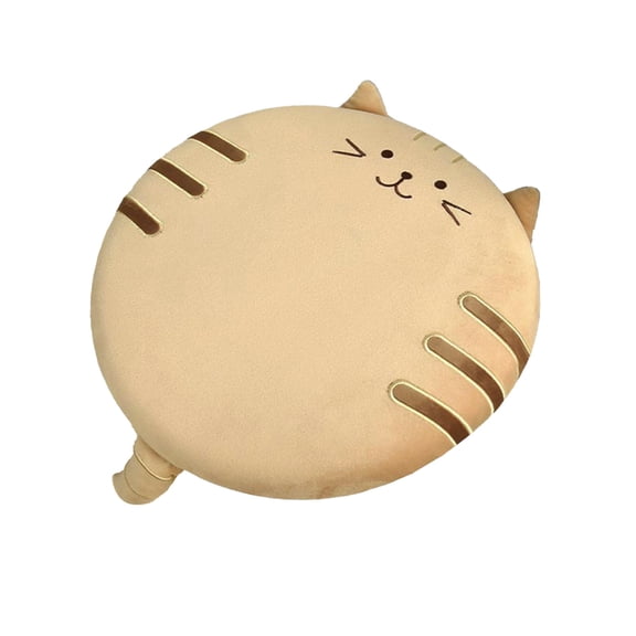 JoyMoreHome Cute Cat Shape Round Seat Cushion, Soft Breathable Decorative Seat Pad, for Livingroom, Bedroom, Diningroom, Office