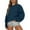 Navy, variant on Up to 40% off fashion Clearance Gifts Borniu Fashion Women's Casual Long Sleeve Round Neck Solid Ladies Loose Sweatshirt Tops Blouse