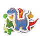 thumbnail image 1 of Puzzle Children's Early Education Cognition Dinosaur Transportation Marine Animal Puzzle Educational Toys for Baby Boy Gift heqiyong LED, 1 of 2