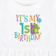 thumbnail image 4 of Inktastic Cute First Birthday Monster 1 Year Old Girls Baby Dress, 4 of 5