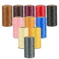thumbnail image 3 of Flat Waxed Thread (Gray) - 284Yard 1mm 150D Wax String Cord Sewing Craft Tool Portable for DIY Handicraft Leather Products Beading Hand Stitching, 3 of 6