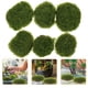 thumbnail image 2 of Rocas de musgo artificiales decorativas, decoraciones de piedra cubierta de musgo para jardín al aire libre, rocas de musgo, 6 uds., 2 of 7