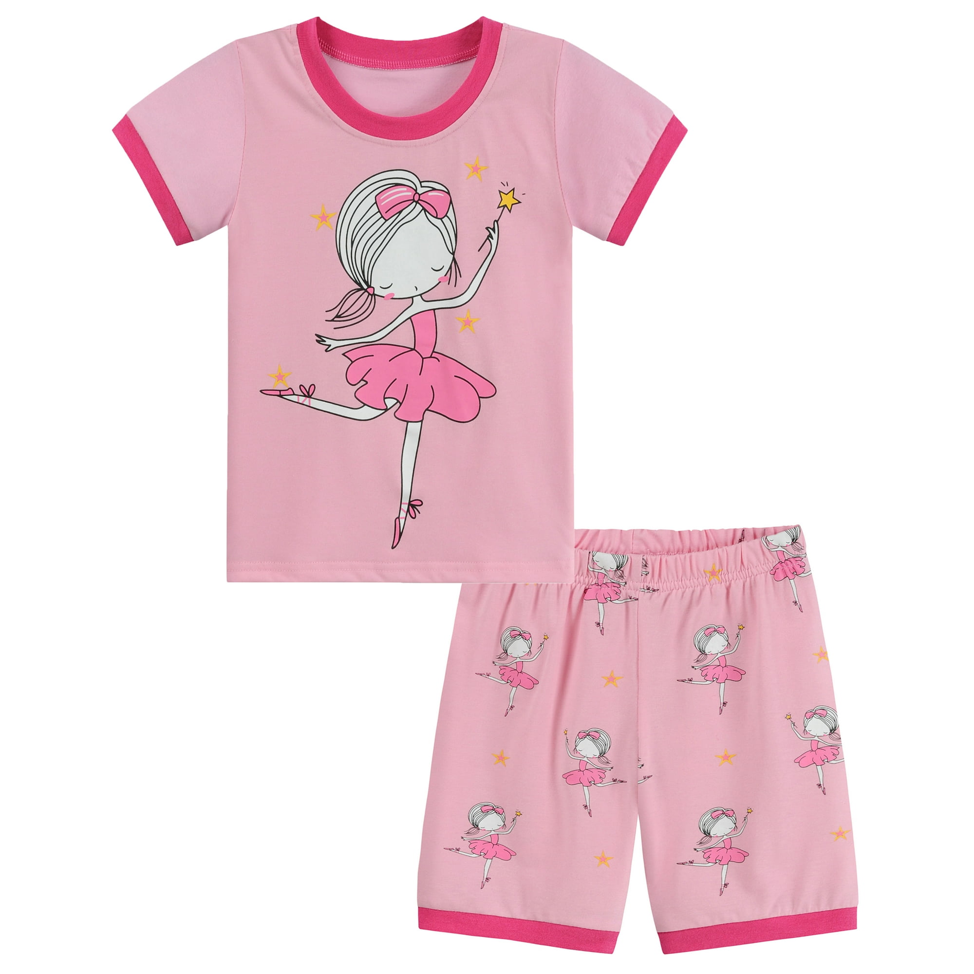 Girls pj short set sale