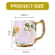 thumbnail image 2 of Tazas de 320 ml, tazas de café de vidrio hechas a mano con cucharas, regalos para el Día de la Madre de San Valentín., 2 of 6