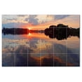 thumbnail image 1 of Sunset Ceramic Tile Mural Kitchen Backsplash Bathroom Shower, 401577-S64, 1 of 3