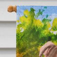 thumbnail image 3 of Carolines Treasures CK1933CHF Automne Rouge Staffordshire Bull Terrier Drapeau Toile Maison Taille, 3 of 4