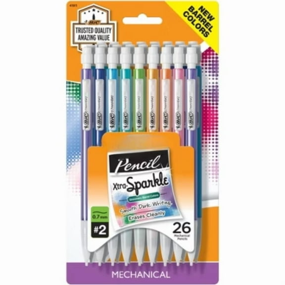 Xtra Sparkle Mechanical Pencils, 2 Lead