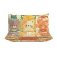 thumbnail image 3 of 3 Pcs Soft Bedding Set, Includes 1 Duvet Cover with Zipper And 2 Pillow,Shams Cartoon Cute Bear Full(79"×90"), 3 of 8