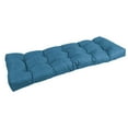 thumbnail image 4 of 46-inch by 19-inch Tufted Solid Outdoor Spun Polyester Loveseat Cushion Blue-Color, 4 of 4